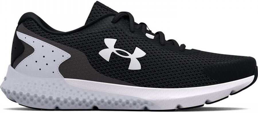 Under Armour Herenhardloopschoenen Charged Rogue 3 Zwart Mod Grijs Wit 44.5 - Foto 2