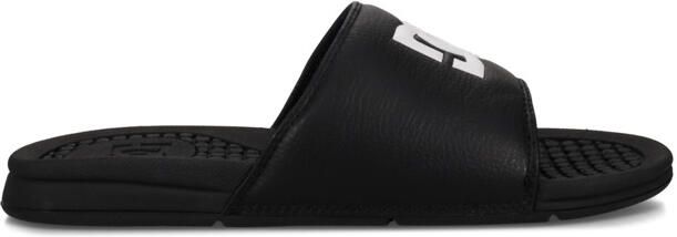 DC Shoes Heren Synthetisch Leren Slider Flip Flops Black - Foto 4