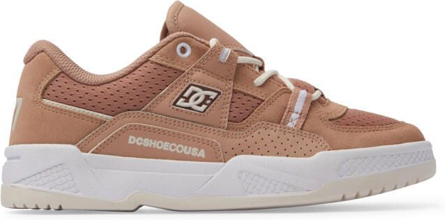 DC Shoes Construct Dames Beige Leren schoenen