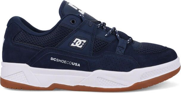 DC Shoes Construct Heren Blauw Leren schoenen