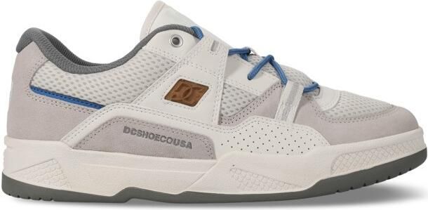 DC Shoes Construct Heren Wit Leren schoenen