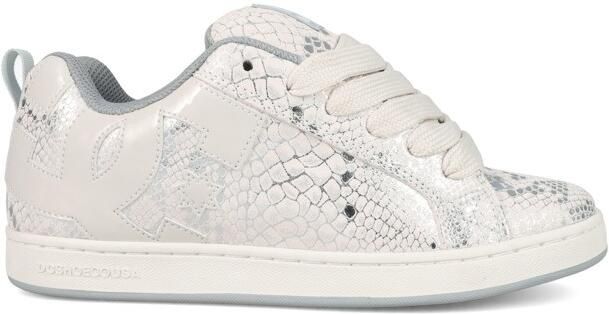DC Shoes Court Graffik Dames Grijs Leren schoenen