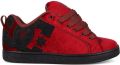 DC Shoes Court Graffik Dames Rood Leren schoenen - Rood