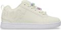 DC Shoes Court Graffik Dames Wit Leren schoenen - Wit