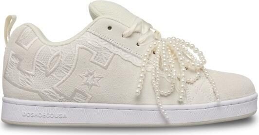 DC Shoes Court Graffik Dames Wit Leren schoenen