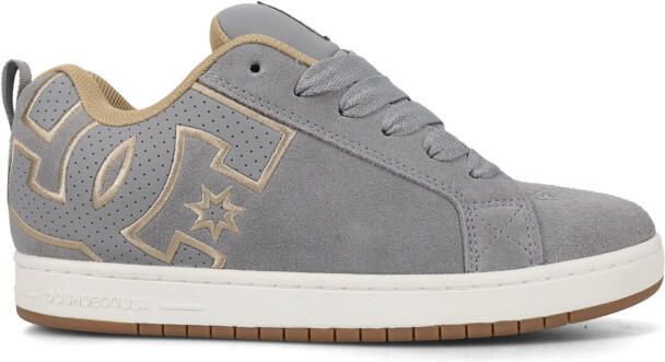 DC Shoes Court Graffik Sneakers Heren Grijs Suède - Foto 2