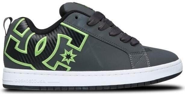 DC Shoes Court Graffik Heren Grijs Leren schoenen