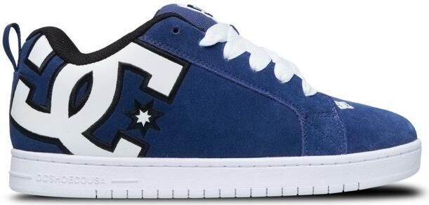 DC Shoes Court Graffik Unisex Blauw Leren schoenen