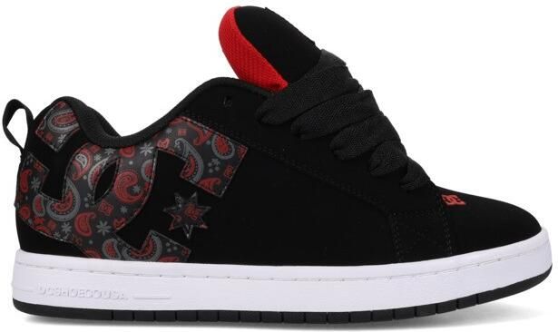 DC Shoes Court Graffik Unisex Zwart Leren schoenen