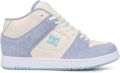 DC Shoes Manteca 4 Mid Dames Blauw Halfhoge Leren Schoenen - Blauw