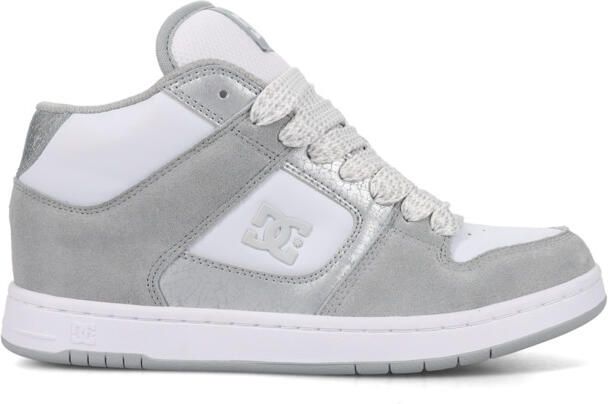 DC Shoes Manteca 4 Mid Dames Grijs Halfhoge Leren Schoenen