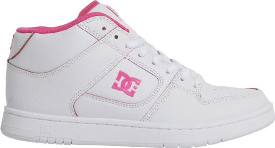 DC Shoes Manteca 4 Mid Dames Wit Halfhoge Leren Schoenen