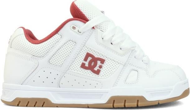 DC Shoes Stag Heren Wit Leren schoenen