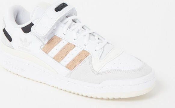 Adidas Forum Low sneaker van leer met suède details