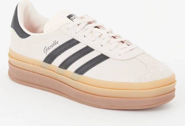 Adidas Gazelle Bold sneaker van suède met leren details