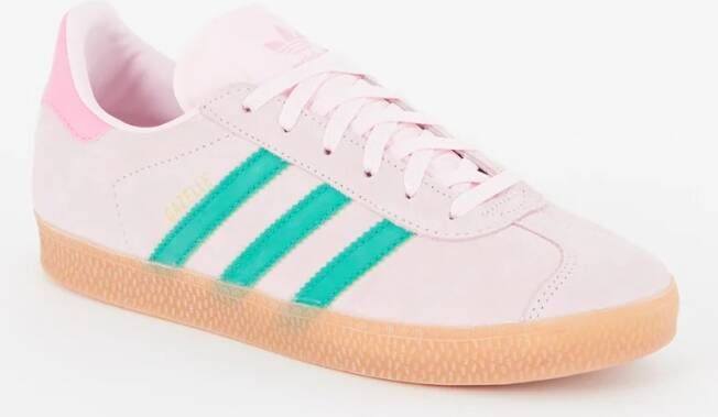 Adidas Gazelle Indoor sneaker van suède met leren details