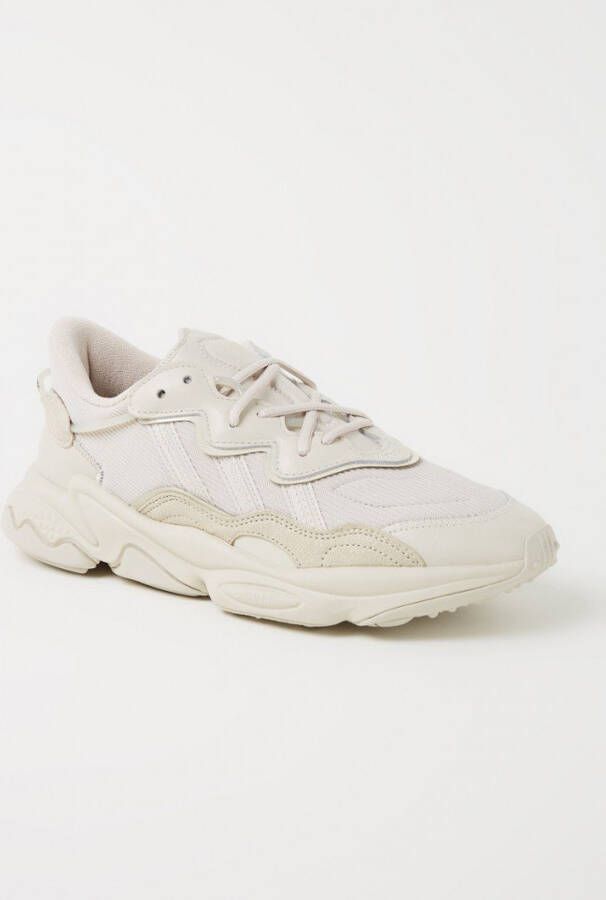 Adidas Ozweego sneaker met leren details