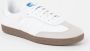 Adidas Leren Sneakers met Suède Neuspaneel White Heren - Thumbnail 2