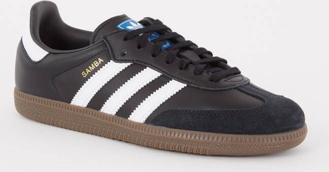 Adidas Samba OG sneaker van leer met suède details