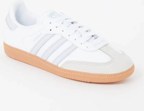 Adidas Samba sneaker van nubuck met leren details