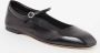 Aeyde Zwarte platte ballerina's amandel teen Black Dames - Thumbnail 2