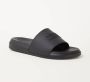 Alexander mcqueen Zwarte Leren Slides Streetwear Stijl Black Heren - Thumbnail 2