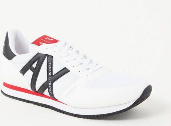 Armani Exchange Witte Xux017 Xcc68 488 Sneakers White Heren - Foto 5