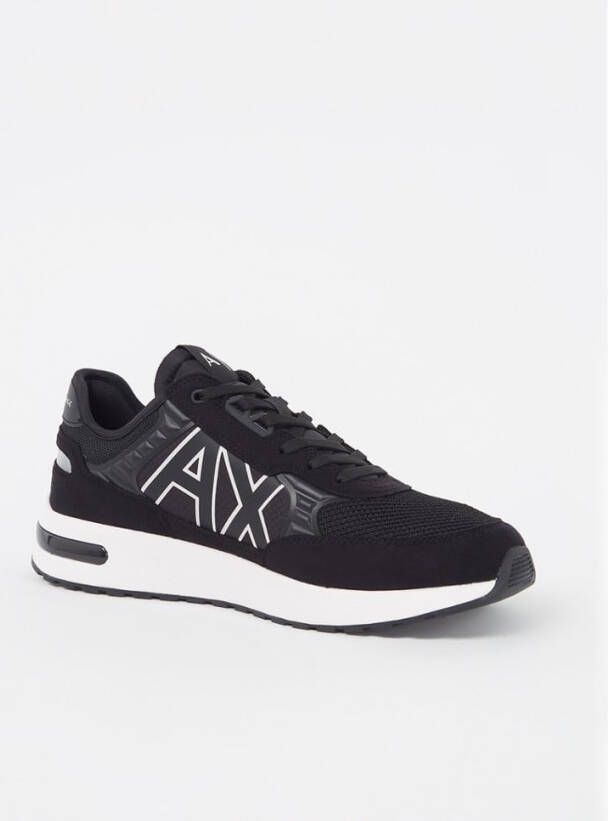 Armani Exchange Sneaker met mesh details