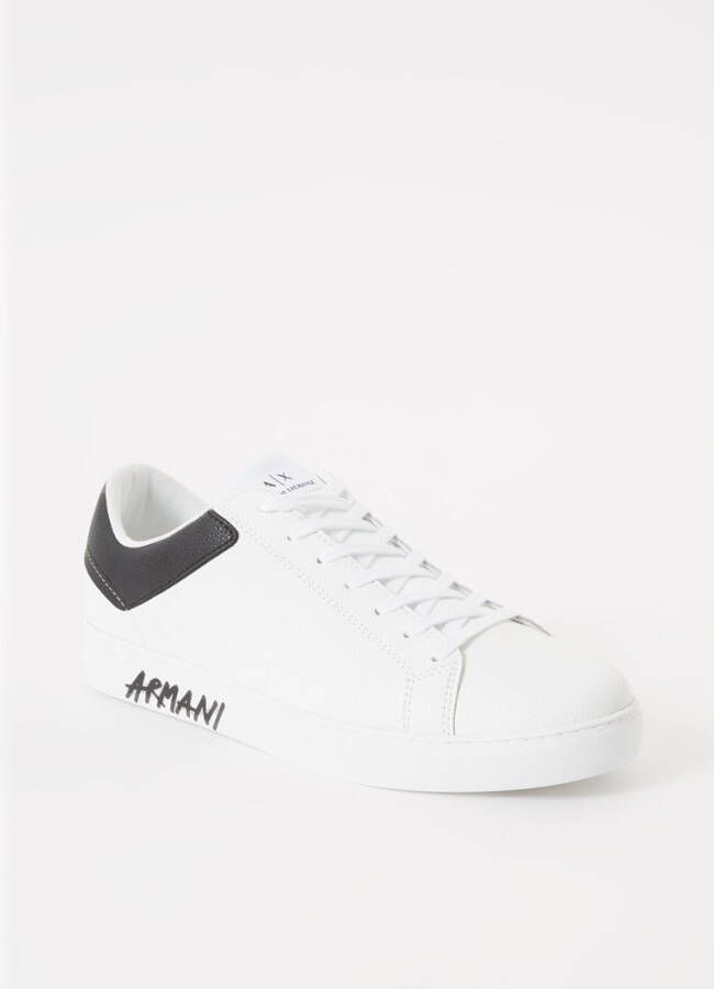 Armani Exchange Sneaker van leer