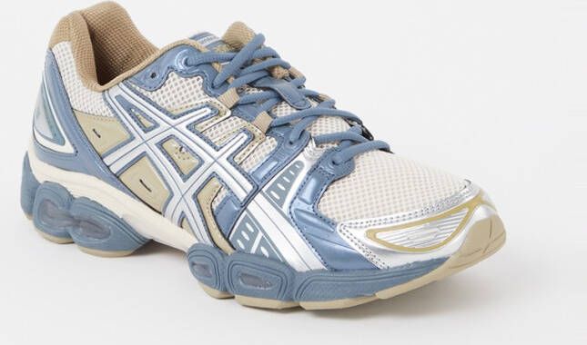 ASICS Gel-Nimbus 9 sneaker met leren details