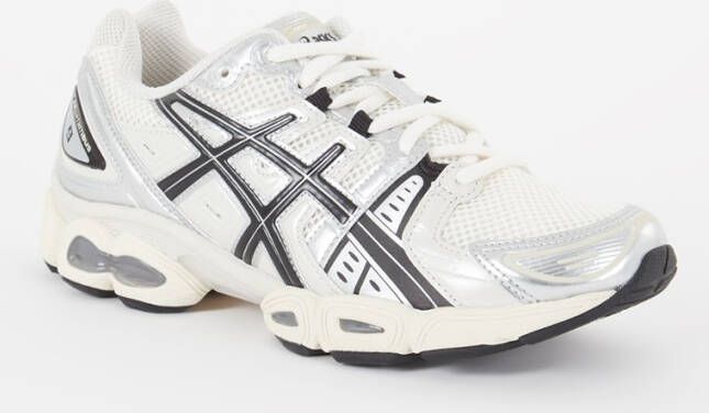 ASICS Gel-Nimbus 9 sneaker met leren details