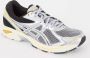 ASICS Grijze Mesh Sneakers met Leren Afwerking Gray Heren - Thumbnail 2