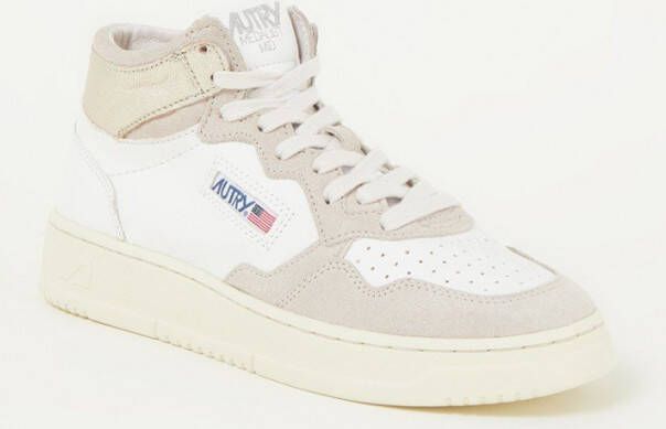 Autry 01 sneaker van leer met metallic details