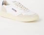 Autry Witte leren sneakers met groene hiel geïnspireerd op jaren 80 design White Heren - Thumbnail 2