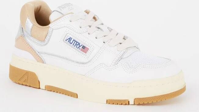 Autry Lage Sneakers in Wit Beige en Zilver White Dames - Foto 6