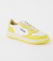 Autry Tweekleurige Medalist Sneakers Yellow Heren - Thumbnail 2