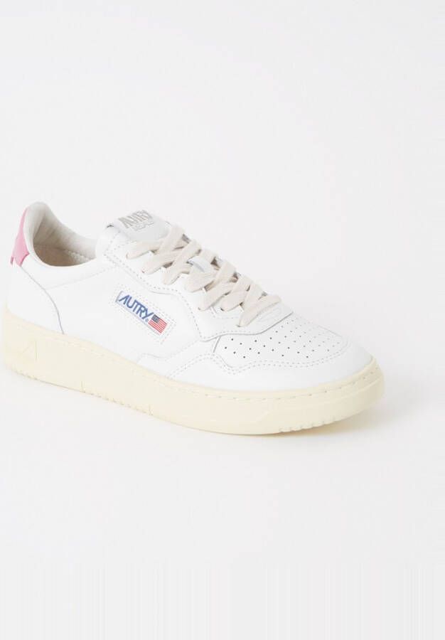 Autry Witte Mauve Lage Sneaker met Leren Tong White Dames - Foto 10