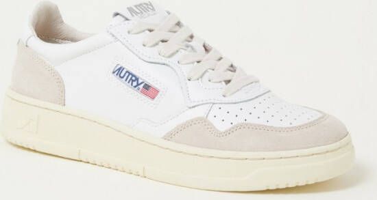 Autry Medalist sneaker van leer met suède details