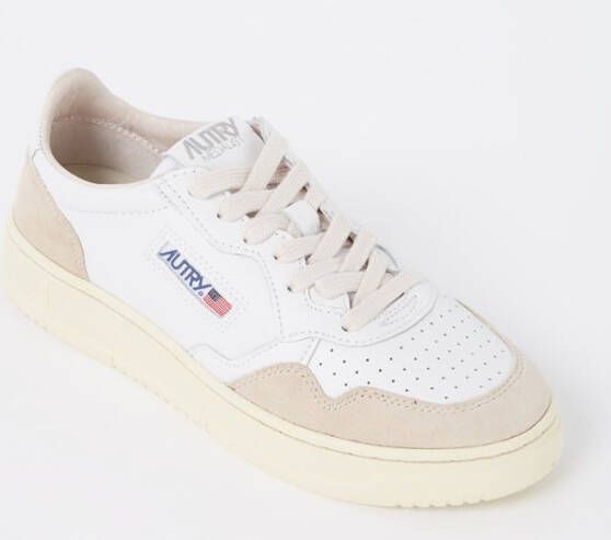 Autry Medalist sneaker van leer met suède details