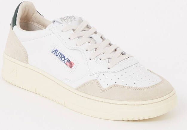 Autry Medalist sneaker van leer met suède details