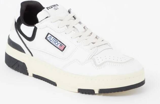 Autry Rookie sneaker van leer met suède details