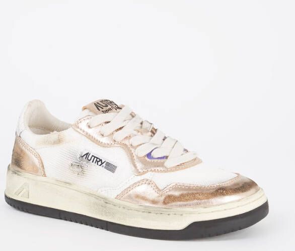 Autry Super Vintage sneaker met leren details - Foto 3