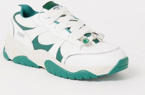 Axel Arigato Gem Embellished Lace Up Trainers Groen Dames - Foto 3
