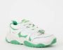 Axel Arigato Low-Top Sneakers Dames Catfish Lo Wit Smaragd in wit - Thumbnail 2