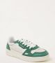 Axel Arigato Witte Sneakers met Lage Top en Groen en Wit Leer White Dames - Thumbnail 2