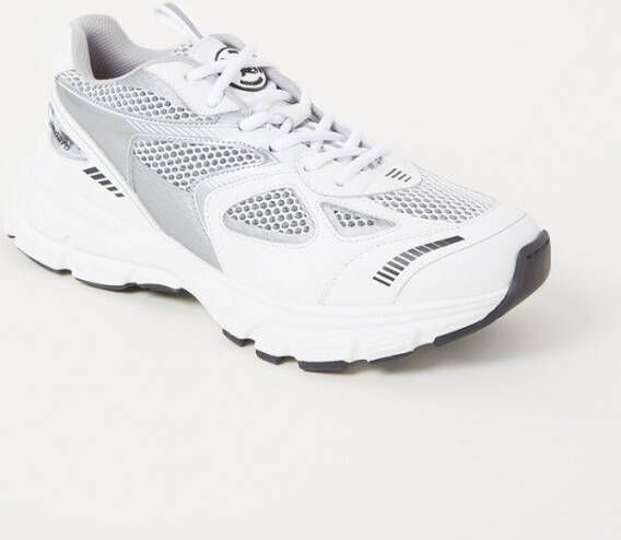 Axel Arigato Jaren Negentig Stijl Wit Zilver Leren Sneakers Multicolor Dames - Foto 11