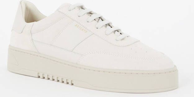 Axel Arigato Orbit sneaker van suède met details van leer
