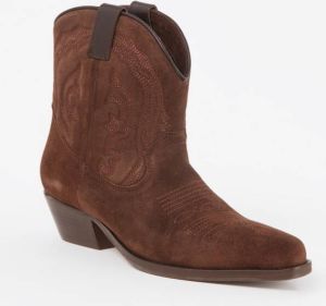 BA&SH Curt cowboylaars van kalfssuède