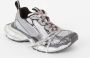 Balenciaga Grijze Mesh Sneakers met Streepdetail - Thumbnail 2