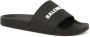 Balenciaga Logo Pool Slide Sandaal Black Heren - Thumbnail 2